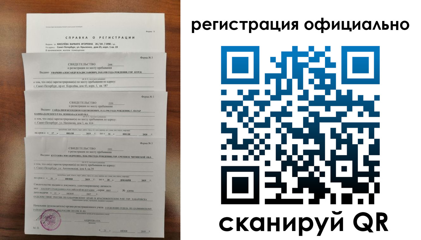 временная регистрация адрес в Тихвине